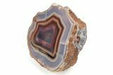 Polished Candy Agate Nodule - Malawi #255147-1